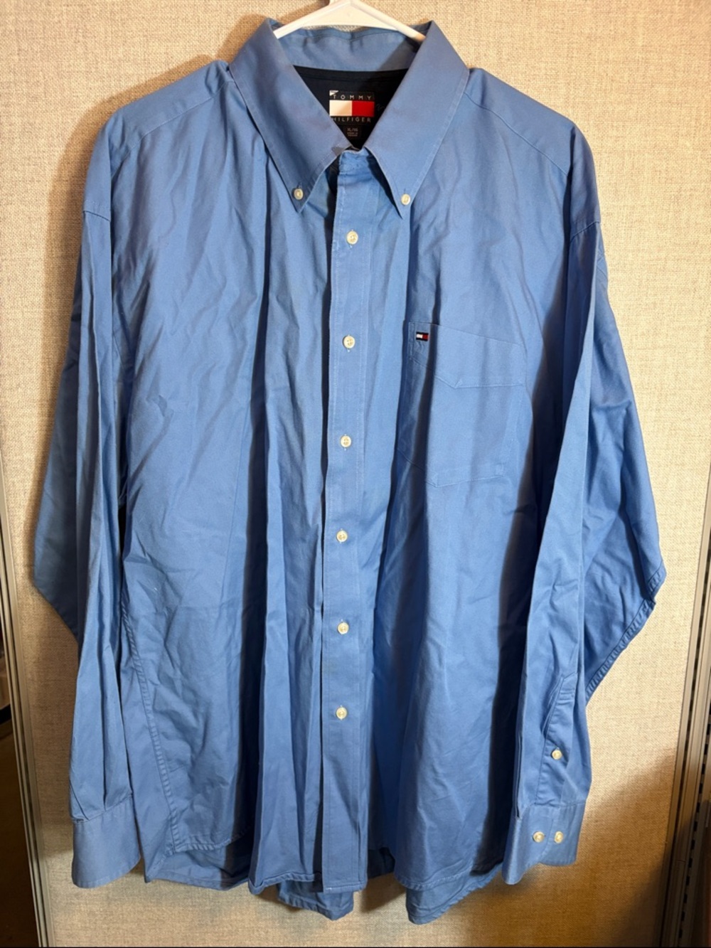 Tommy Hilfiger Light Blue Button-Down Dress Shirt